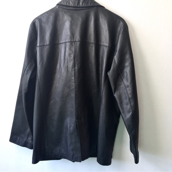 VERA PELLE authentic Italian leather women’s jacket. Size 48. Black. - Picture 3 of 16